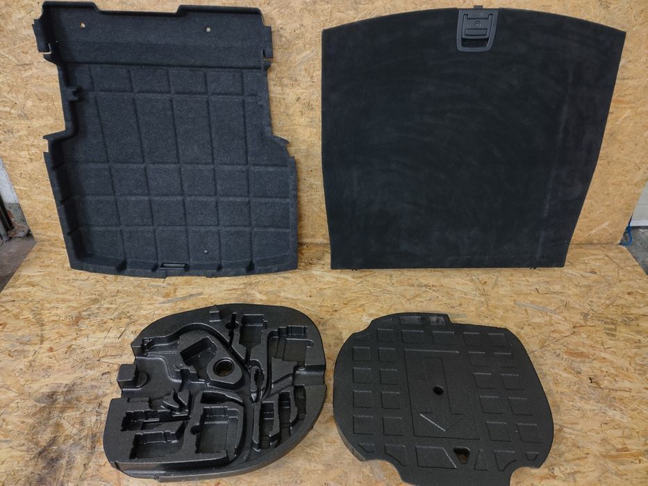 Tampa roda suplente Mala Tapete suporte módulos Bmw Serie 5 E61 Lci