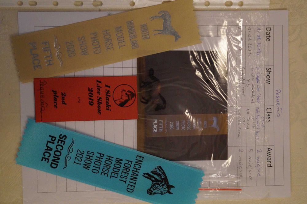 Custom koń Breyer by CollectA utytułowany, z nagrodami