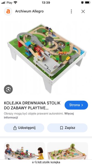 Sprzedam stolik kolejke playtive