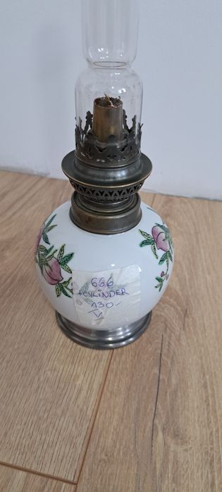 Lampa kulka w kwiatki