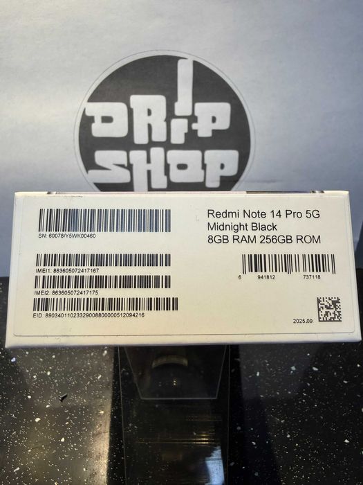 Nowy!!Redmi Note 14 Pro Czarny 5G 8/256GB/Gwarancja/SklepGSM/Lach