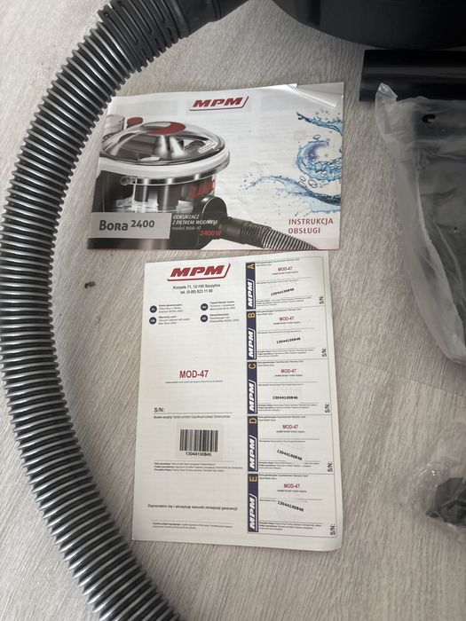 odkurzacz wodny MPM Bora 2400  model MOD-47