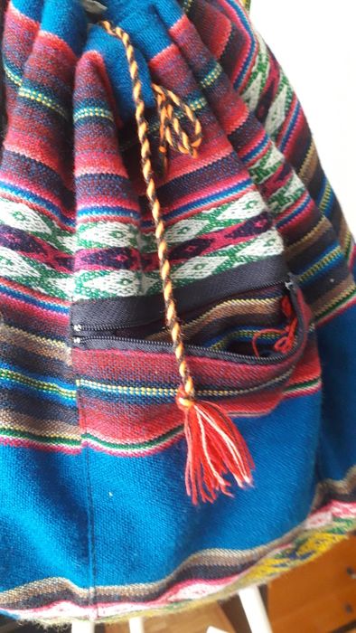 Saco/mochila em algodão