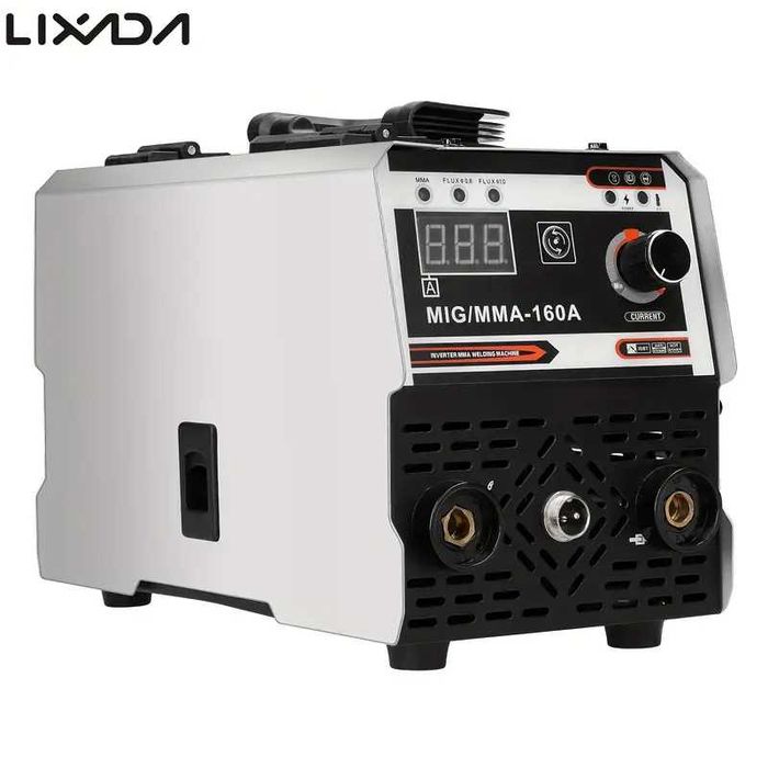 F1309 Máquina soldar 160A MIG 2 Em 1,Soldador MIG  Display Digital LED