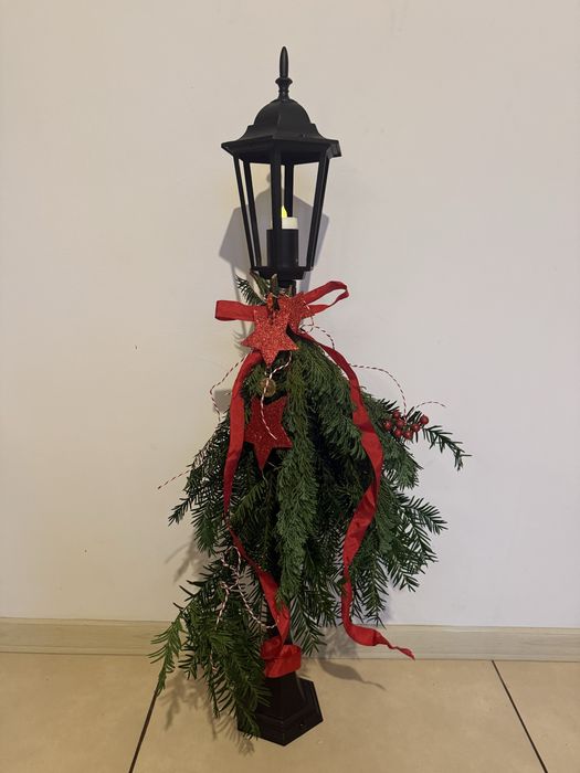 Latarania swiąteczna Lampa wiktoriańska ozdoba dekoracja Vintage Retro