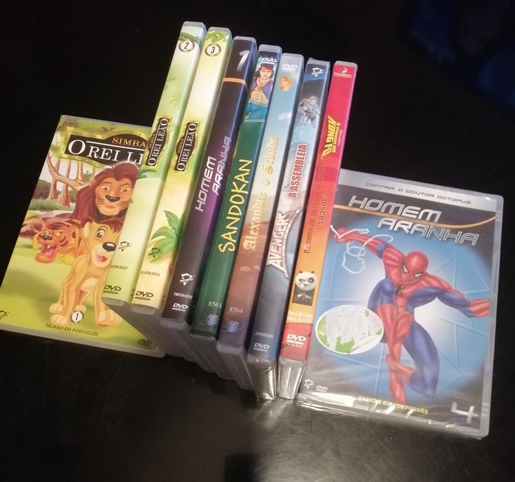 DVDs de filmes infantis