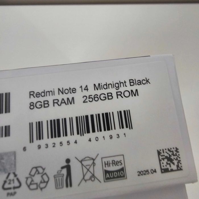Xiaomi Redmi Note 14 (8gb/256gb)