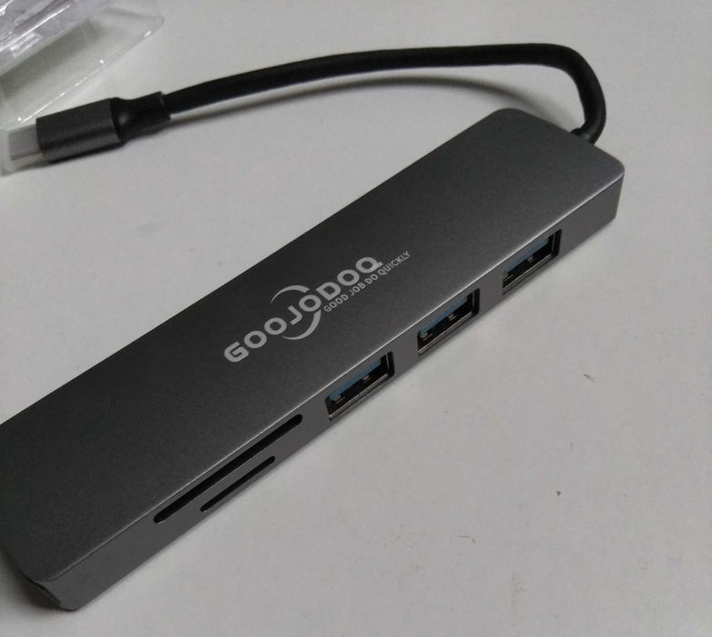 6-in-1 Hub, USB Type-C, Adapter for USB 3.0, HDMI, SD Cards64552023019139122