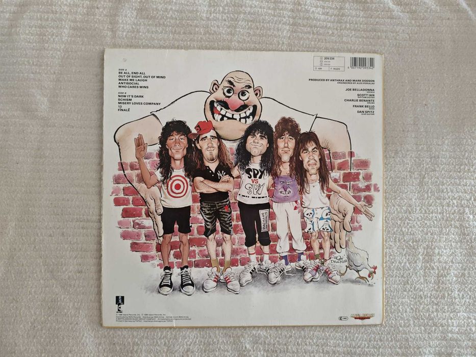 Vinil Anthrax – State of Euphoria – Bom Estado (Raro)