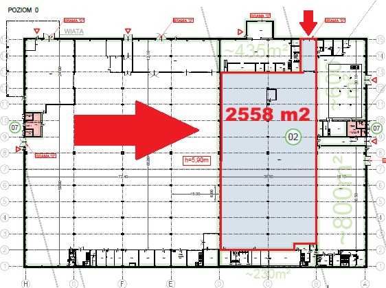Hala magazynowo produkcyjna z zapleczem biurowym - 2558 m2