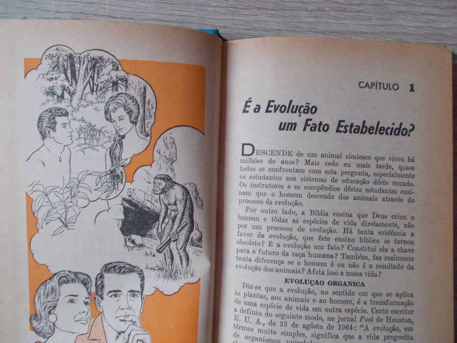 veio o homem a existir por evolução ou por criação?