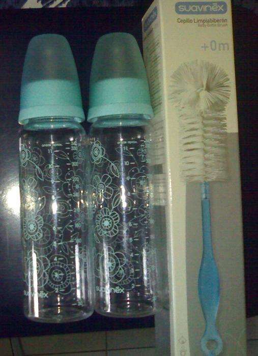 Conjunto de 4 Biberon + Escova de Limpesa e 2 talheres64584499961346121