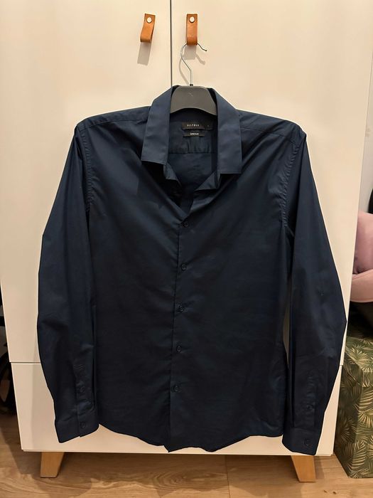 Bawełniana koszula Vistula super slim VS45KD3514 - rozm. L