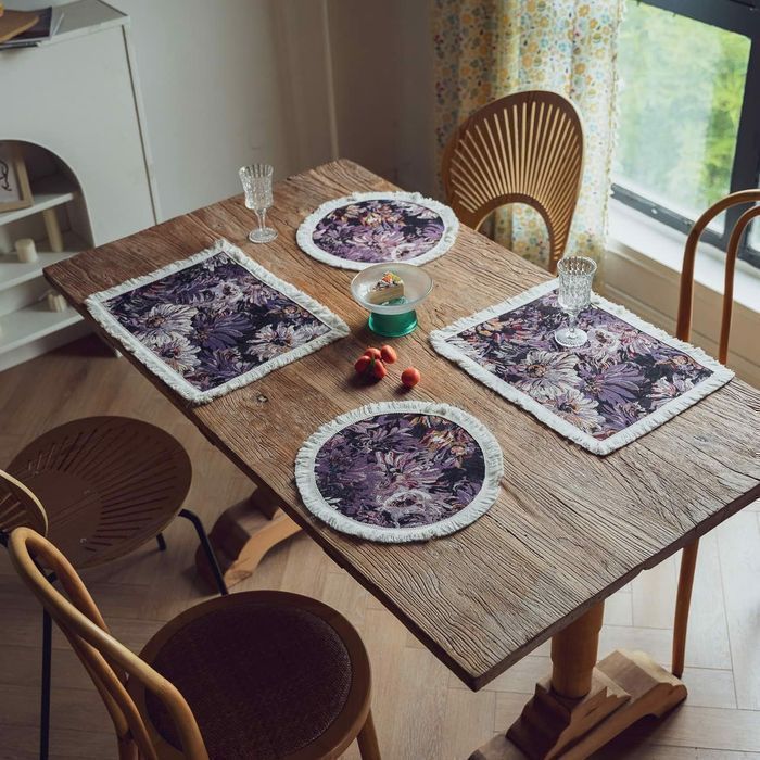 Podkładka na Stół materiałowa Zestaw 4 sztuk