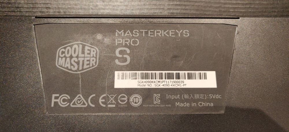 Cooler Master Masterkeys Pro S TKL Tactile Mechanical Keyboard64752248040195124