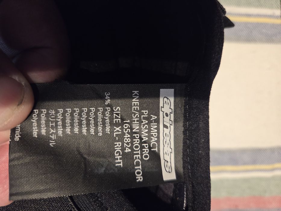 Joelheiras alpinestar a-impact plasma pro