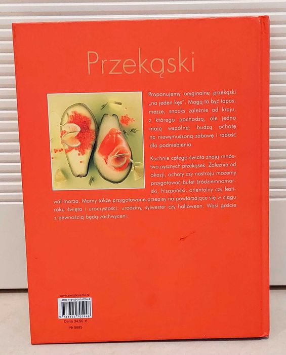Przekąski oryginał "Partysnacks" książka tlumacz. M..Waczkowska