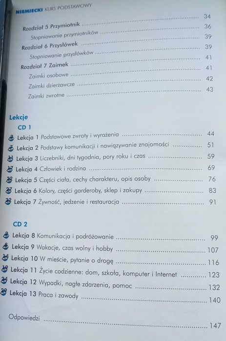 Niemiecki Kurs podstawowy 2 płyty CD stan BDB.