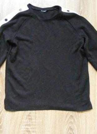 Лонгслив / реглан чорний для дівчинки