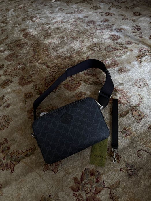 Мужская сумка Gucci Оригинал l Сумка Gucci l Оригинал l Сумка через плечо