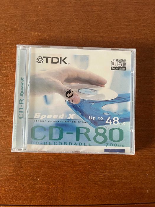 Sony e TDK - CD-RW e 2 CD-R 700Mb 80Min - novos e selados