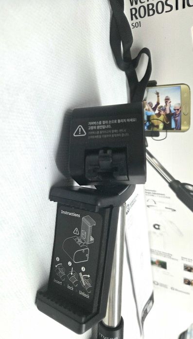 Selfie Stick Bluetooth com Tripé - Wefie Robotstick S01