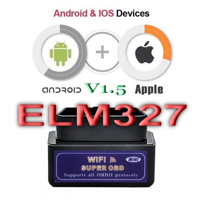 Сканер ELM327 V1.5 BT5.0 Super чип pic18f25k80 для Android и IOS ОБД2