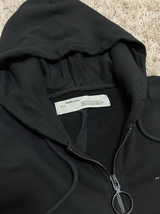 Off white зіп худі