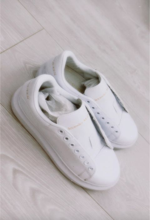 Нові шкіряні  кеди Alexander McQUEEN