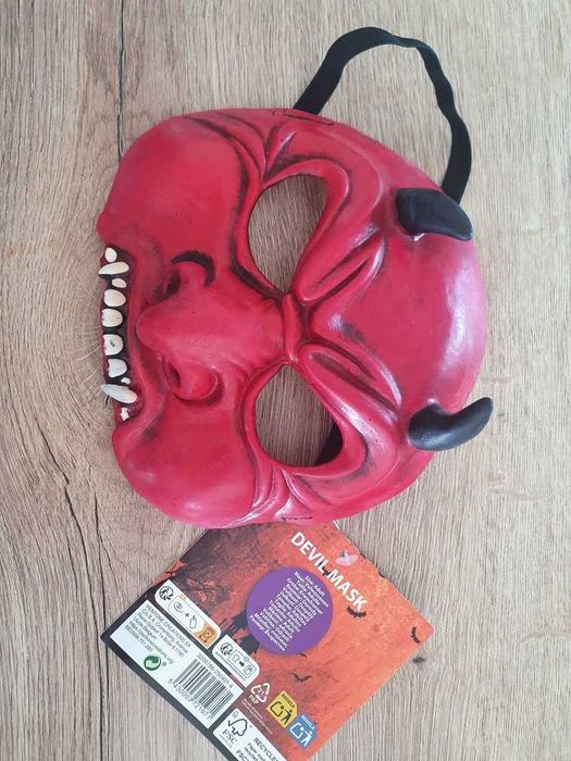 maska lateksowa Halloween Lucyfer