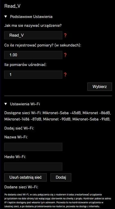Sterownik uniwersalny ustawiany przez Wi-Fi