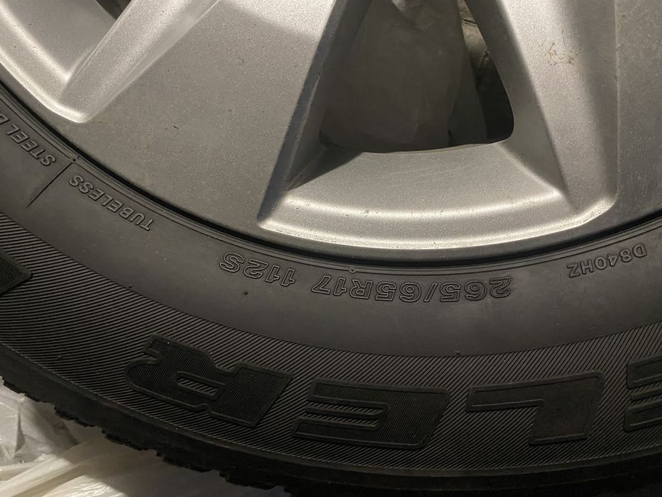 Диски с резиной toyota prado