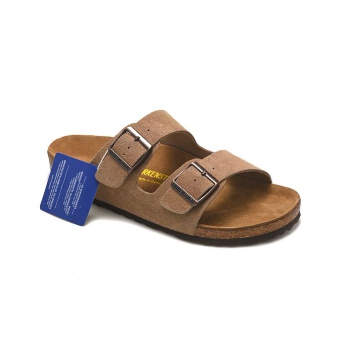 Тапки Birkenstock Arizona Beige dark- beige біркеншток арізона унісекс