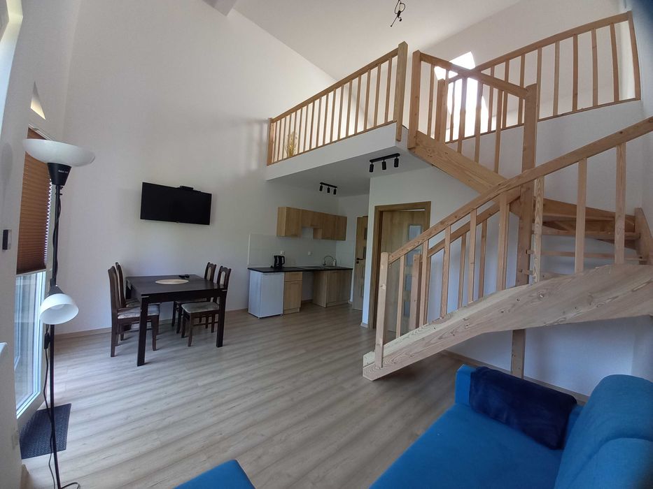 Apartament z antresolą dla 4- 6 os ogrzewany