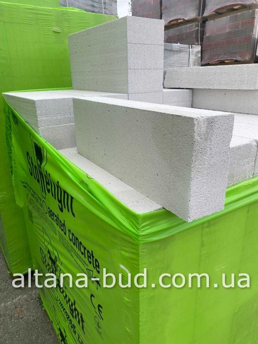 Стіновий газобетон оптом, Газоблок Стоунлайт D500