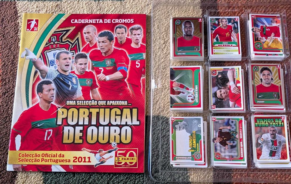 Coleção Incompleta Panini Portugal de Ouro 2011