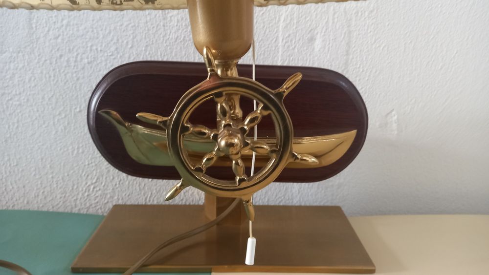 Candeeiro apoio Náutico em latão