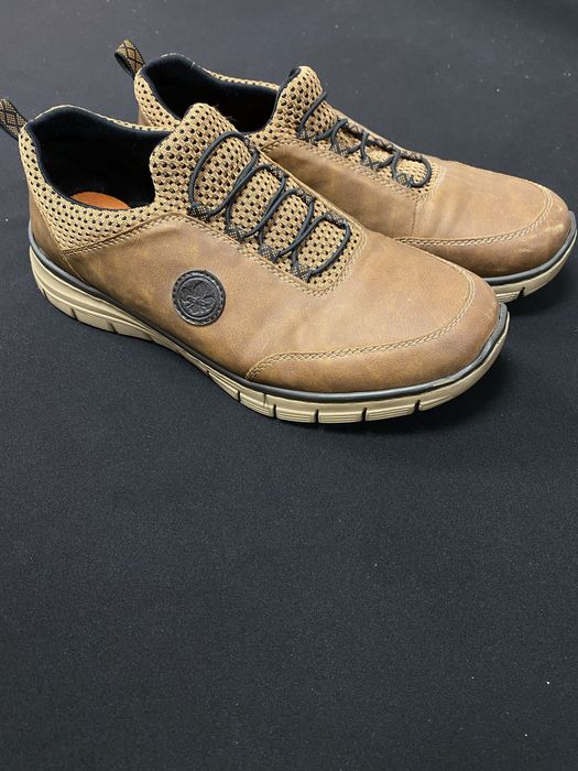 Rieker!  buty męskie sztyblety brązowe *42.5