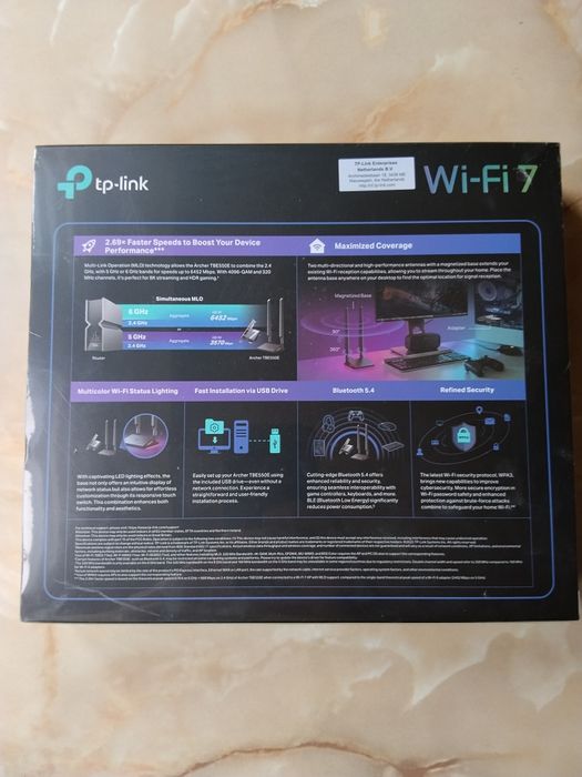 Karta sieciowa Wi-Fi 7 Bluetooth 5.4 PCIe TP-Link BE9300