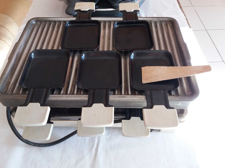 torradeira grelhador ferro varinha paelha fondue raclette waffels