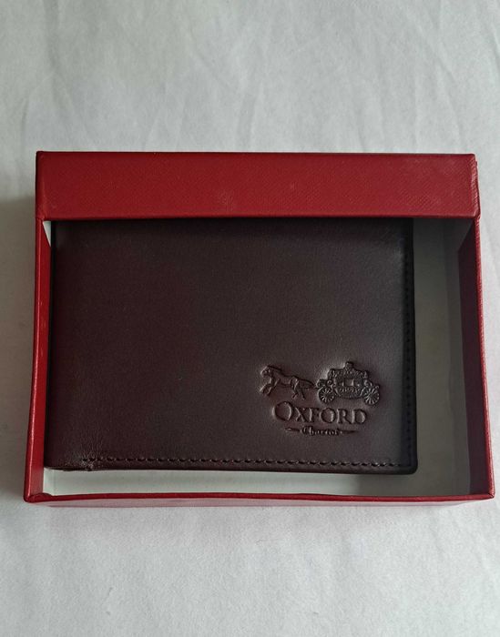 Carteira para Homem - Castanho Liso - Nova