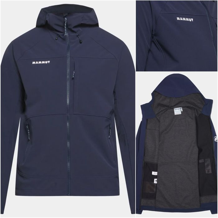 Kurtka Softshell Z Domieszką Wełny Mammut Ultimate Comfort XL Nowa