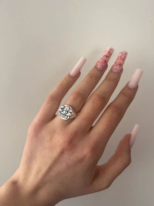 Vintage Maison Margiela Sygnet Pierścionek Numbers Logo Ring