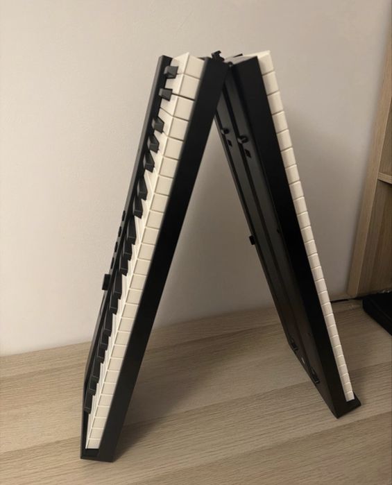 Teclado eletronico novo dobrável. 81 teclados