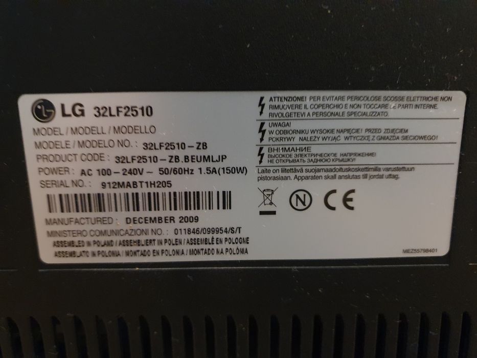 Telewizor  LG  32LF2510