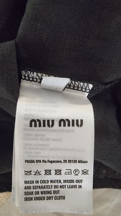 Летний костюм,лён Miu Miu