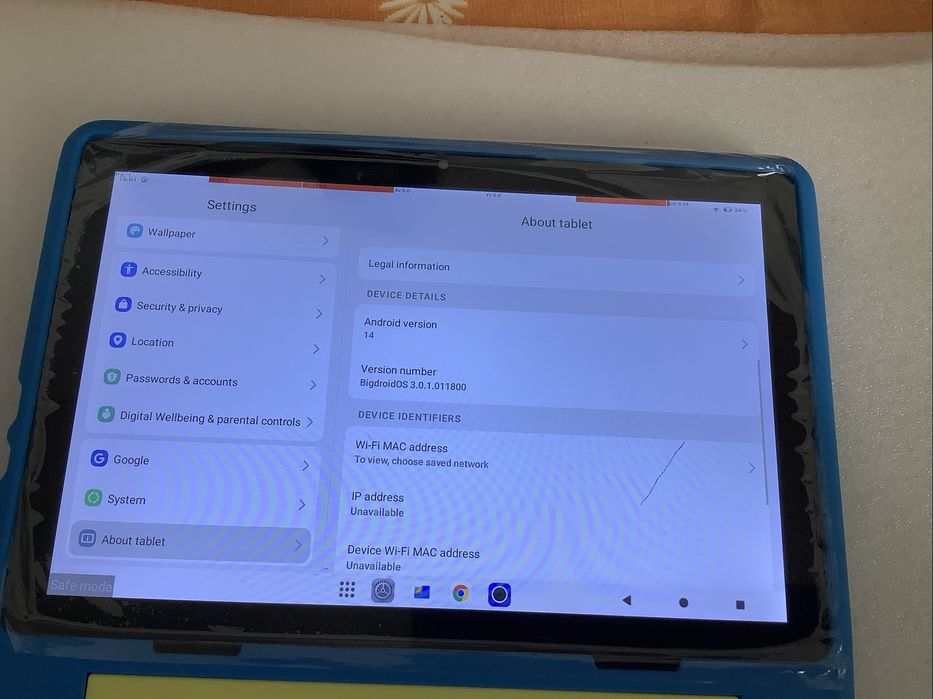 Tablet 10.1 polegadas para crianca