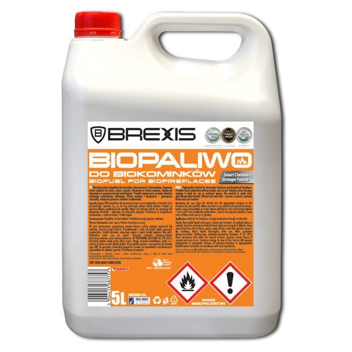 Biopaliwo do kominków BREXIS 5L 1szt