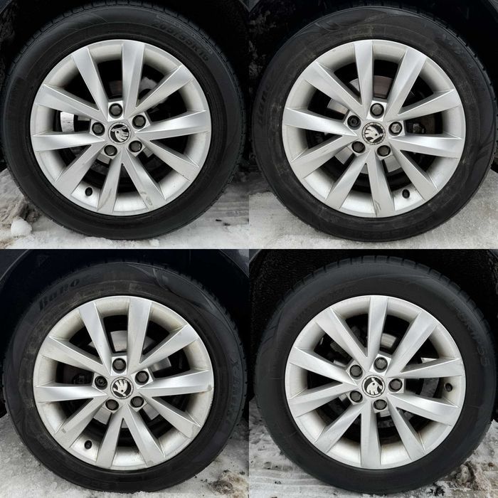 Диски R16 ALCATRAZ 5x112 ET46 6.5J Skoda Volkswagen 5E0601025BJ