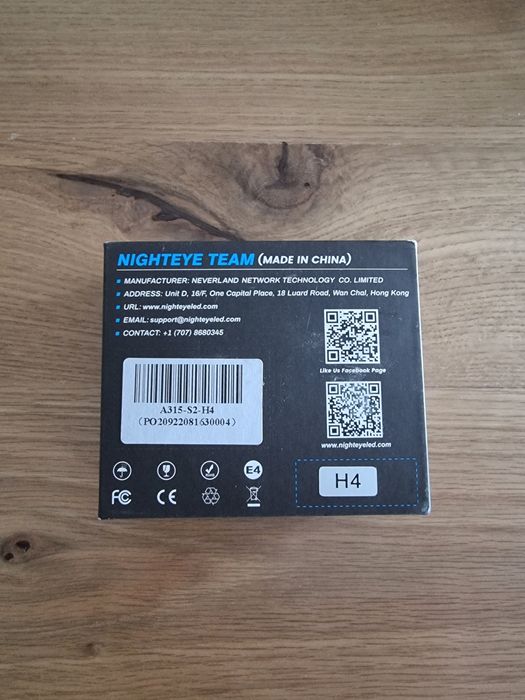 Lampadas led H4 Nighteye